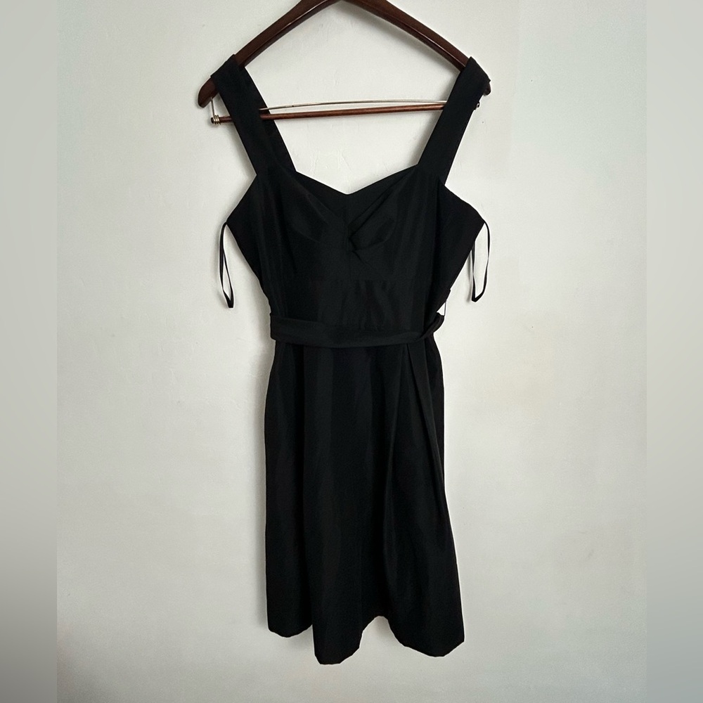 White House Black Market Strapless Black Dress